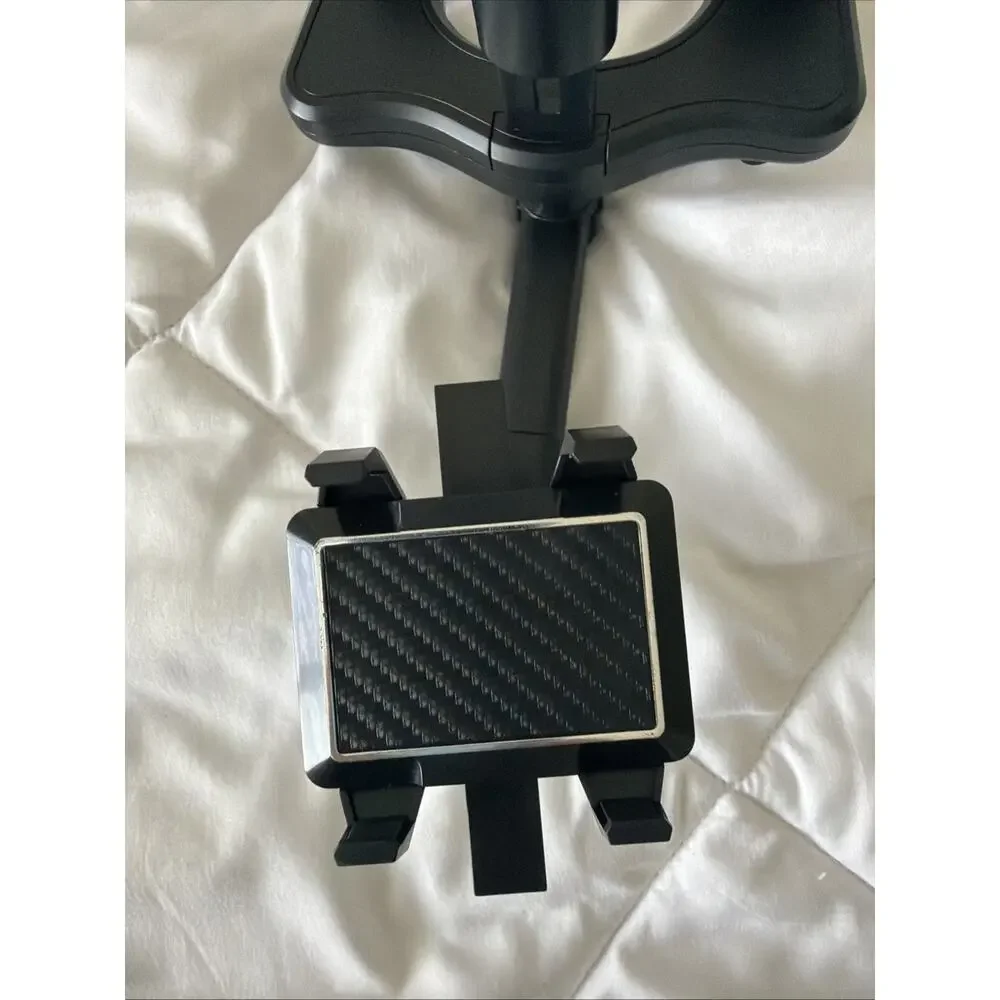 360° Car Phone Holder Rotatable And Retractable Rearview Mirror Mount Universal